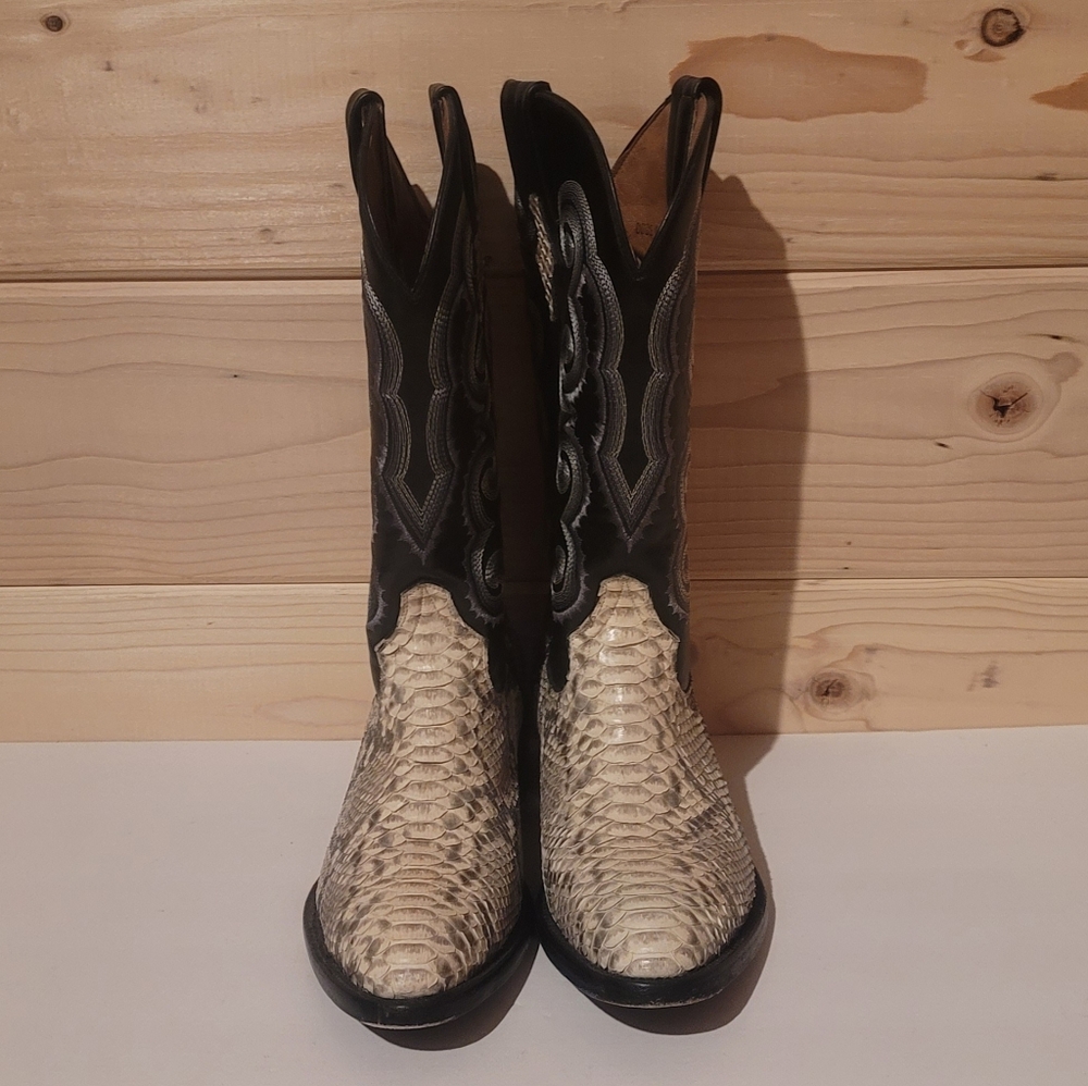 Snakeskin Python Cowboy Boots 11.5